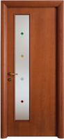 Porta con inserto in vetro